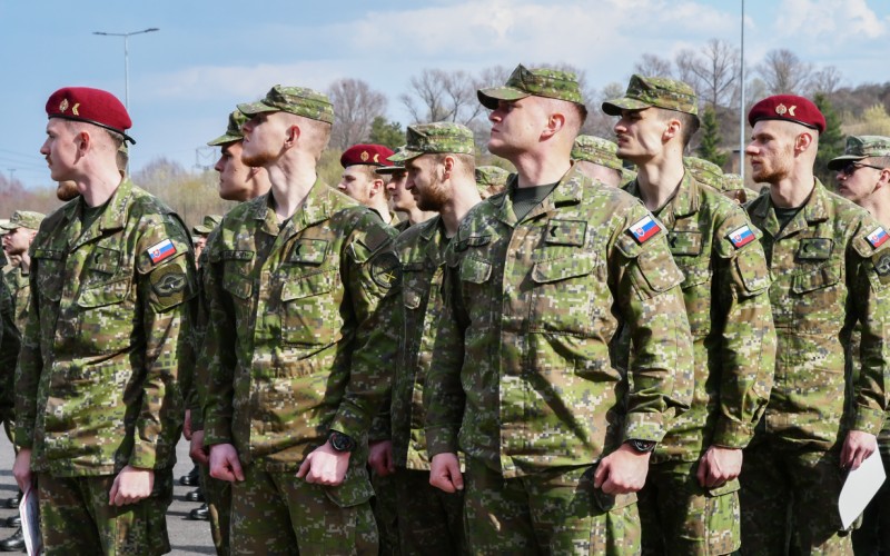 Slávnostný nástup pri príležitosti odovzdania bordových baretiek, 16.03.2026