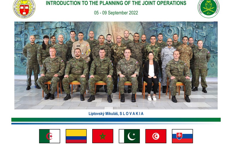 International course "Introduction to the Planning of the Joint Operations", September 6th 2022