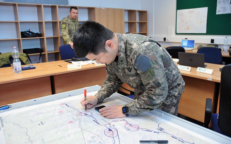 Joint exercise Chopok with the participants of the Romanian course